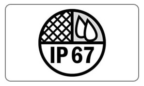 IP67, apropriado para a iluminação exterior
